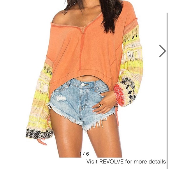 Free People Reminiscent Sweater In Terracotta Pullover Knit Crochet Boho
Size S - Picture 2 of 14